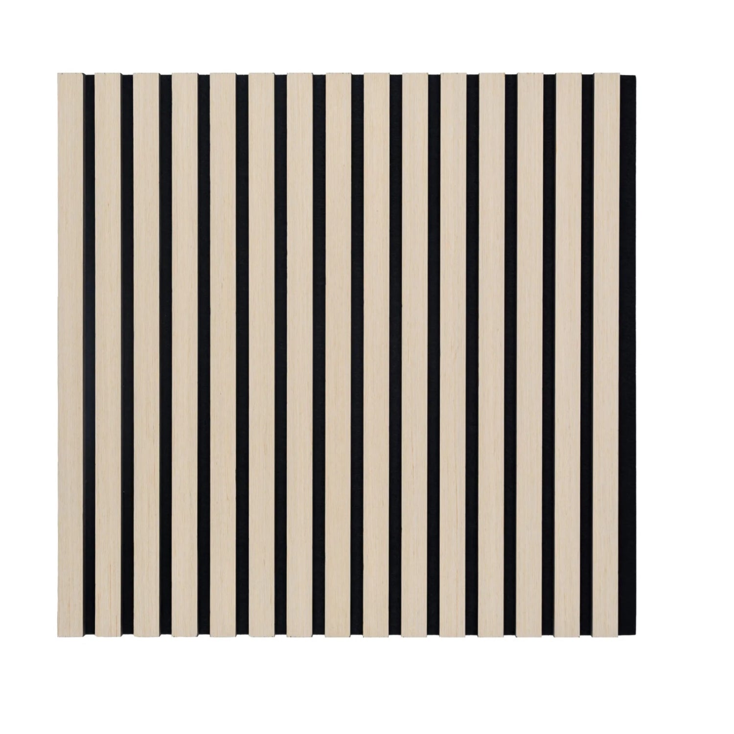Acoustic Slat Wall Square Panels 600mm x 600mm - Oak