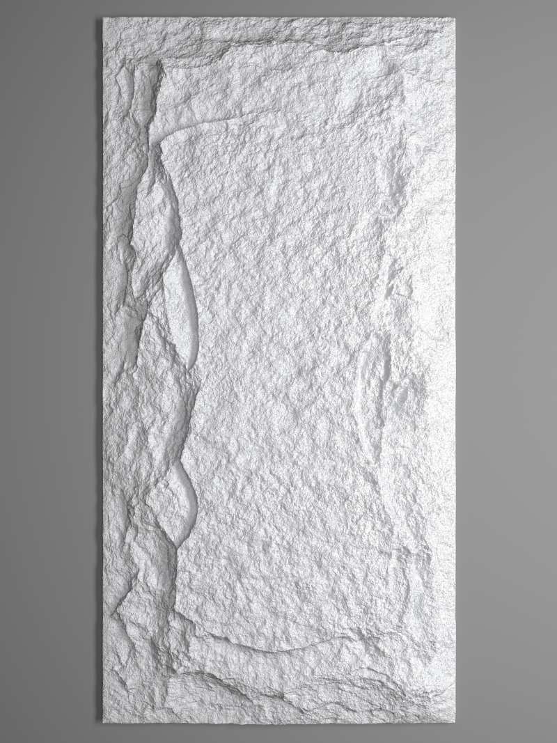 PU Stone Wall Panel Pure White Stone Design Pack of 2 – Casa Panels