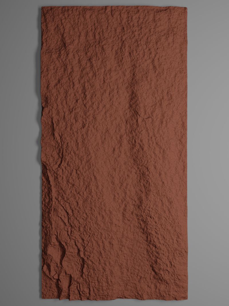 PU Stone Wall Panel Rustic Clay Pack of 2