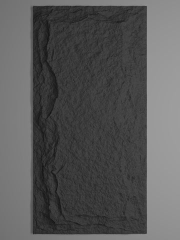 PU Stone Wall Panel Midnight Black Pack of 2