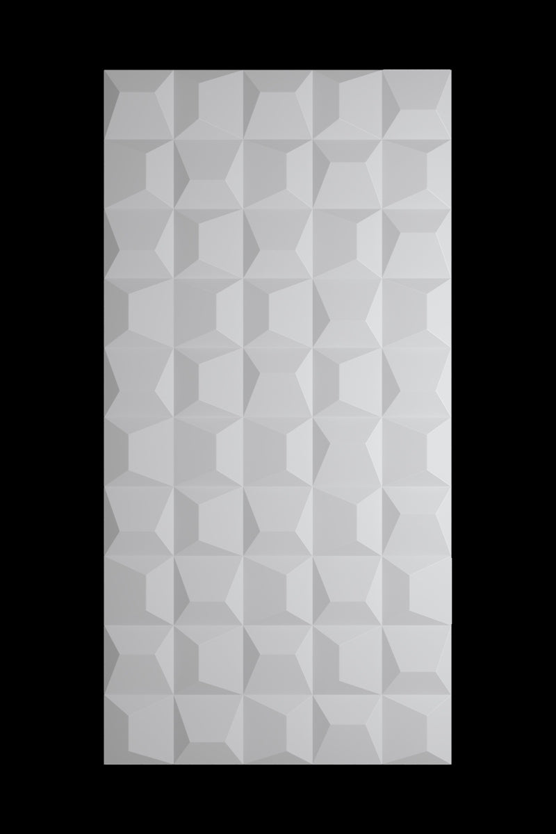 PU Stone Wall Panel Pure White Pack of 2