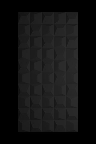 PU Stone Wall Panel Midnight Black Cube Design Pack of 2