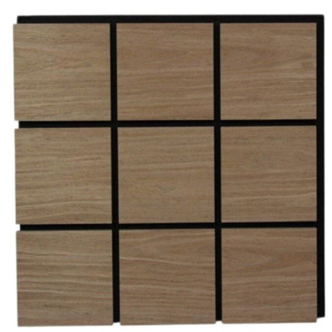 Cube effect Acoustic Walnut Wall Panel – Pack of 5 Premium Sound Absorption with Modern Aesthetic 1.8m2