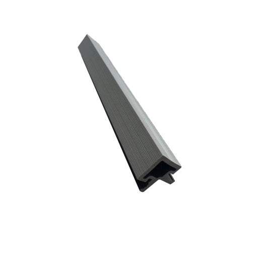Slatted Cladding Corner Trim Misty Wood 2.5m x 49.5 mm x 49.5 mm