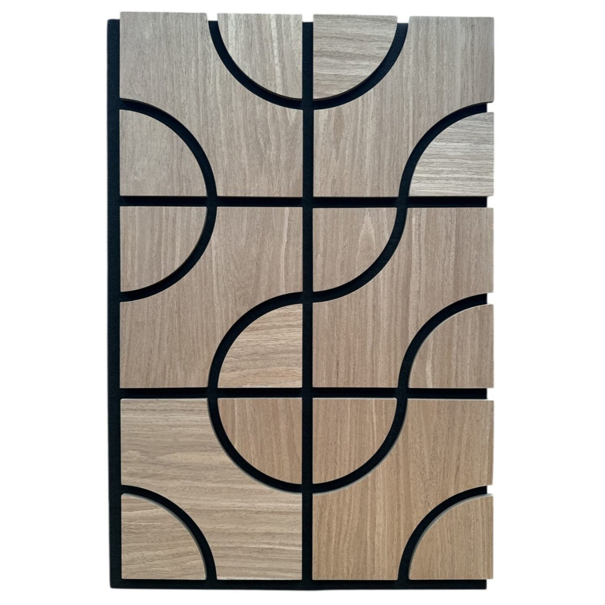 Flow Acoustic Walnut Wall Panel – Pack of 5 Premium Sound Absorption with Modern Aesthetic 1.65m2