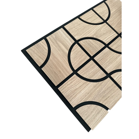 Flow Acoustic Walnut Wall Panel – Pack of 5 Premium Sound Absorption with Modern Aesthetic 1.65m2
