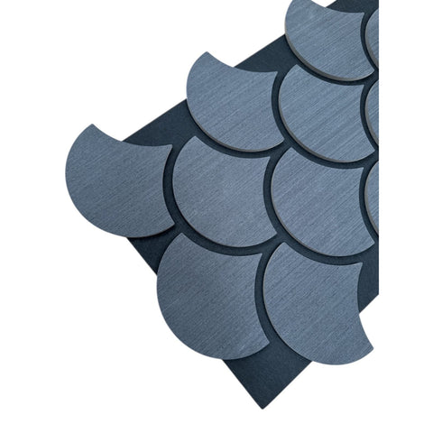 Shell Acoustic Black Wall Panel – Pack of 5 Premium Sound Absorption with Modern Aesthetic 1.65m2