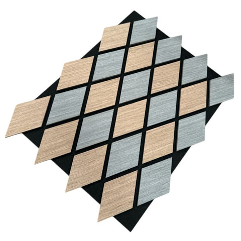 Scale Acoustic Walnut Wall Panel – Pack of 5 Premium Sound Absorption with Modern Aesthetic 1.65m2