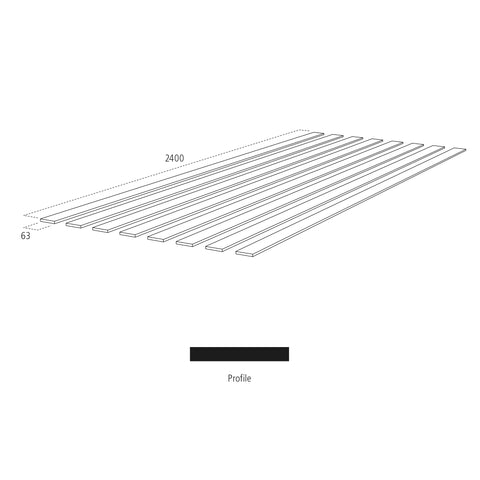 MDF Bulk Shaker Panel Strips (Kit 19)