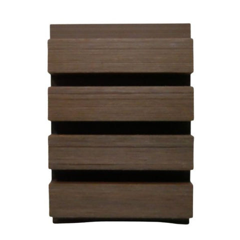 Slatted Composite Cladding Walnut 2.5m x 220 mm x 26 mm