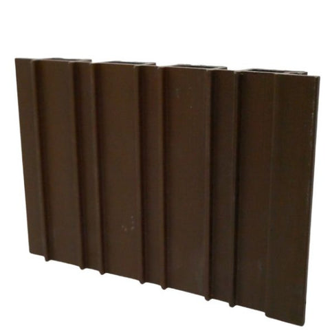 Slatted Composite Cladding Walnut 2.5m x 220 mm x 26 mm