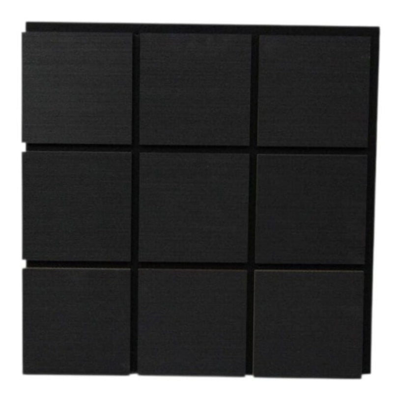 Cube effect Acoustic Black Wall Panel – Pack of 5 Premium Sound Absorption with Modern Aesthetic 1.8m2