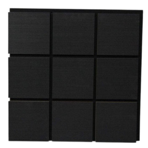 Cube effect Acoustic Black Wall Panel – Pack of 5 Premium Sound Absorption with Modern Aesthetic 1.8m2