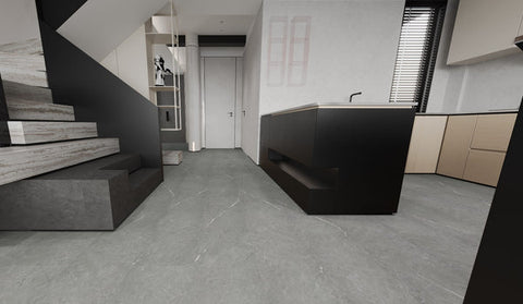 Slate Lisbon SPC Waterproof Flooring Pack of 10 - 1.92m2 per Box