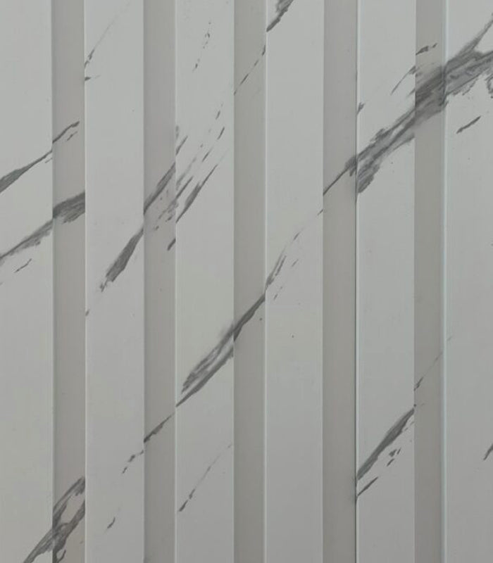 Cryssy 3D Fluted Wall Panels White