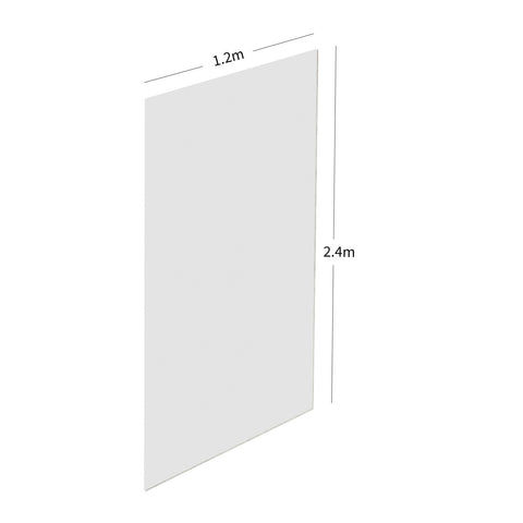 Modern PVC Waterproof Shower Panel 1000mm x 2400mm x 10mm Gloss White Sparkle